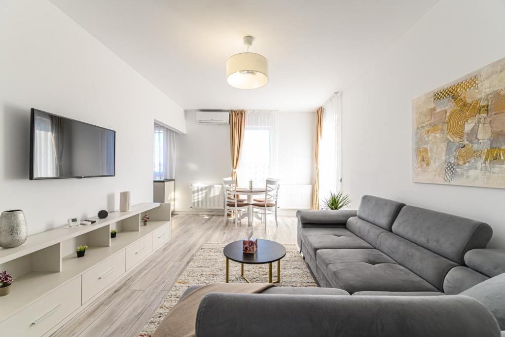 MaBu Apartment - 2 camere spaziose con parcheggio sotterraneo, Tractorul Brasov