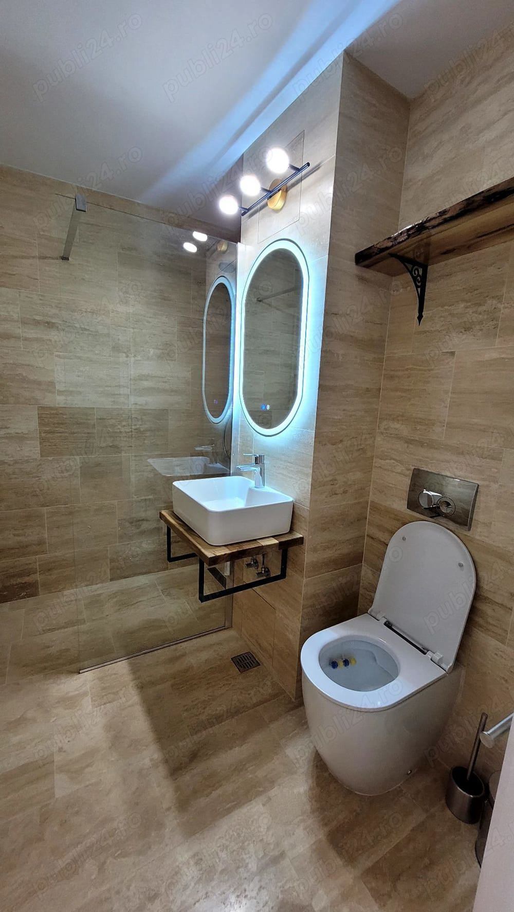 A bathroom with a toilet and a sink